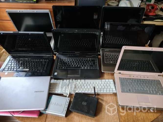Lote notebooks, fuentes, gabinetes, CONVERSABLE