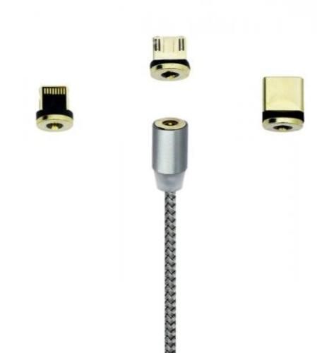 Cable USB Magnetico 3 En 1, USB Micro/Iphone/Type-