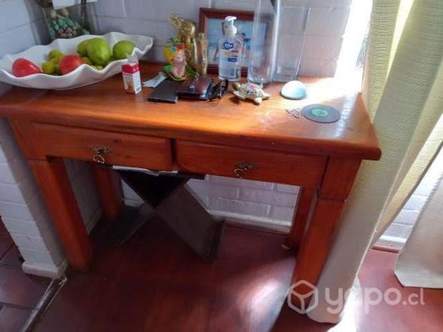 Mesa arrimo antigua, madera roble