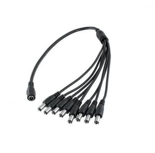 Splitter 1 Dc Hembra a 8 Dc Macho