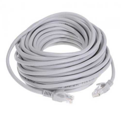 Cable Red Cat5 Armado 10 Mts Gris