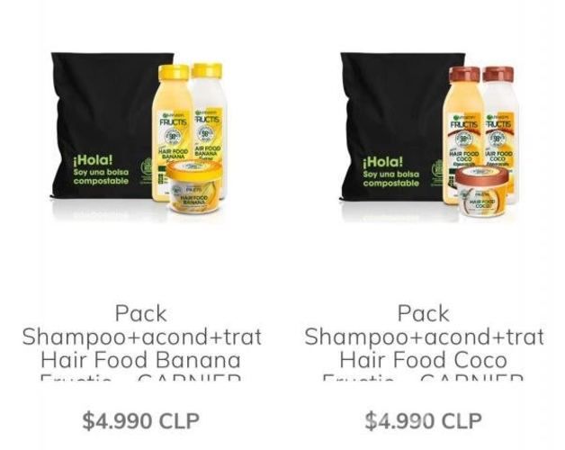 PACK Shampoo+Acon+Tratamiento Banana Ó Coco