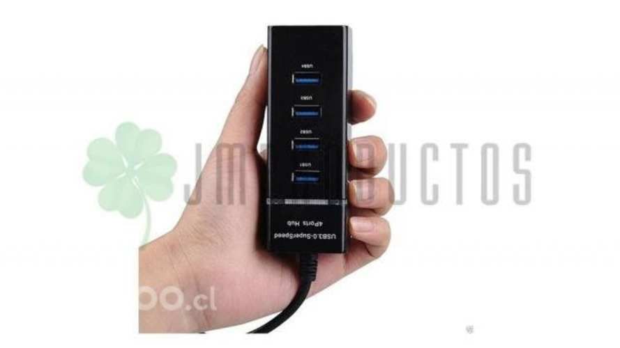 Hub Multi Usb 3.0 Duplicador Adaptador 4 Puertos