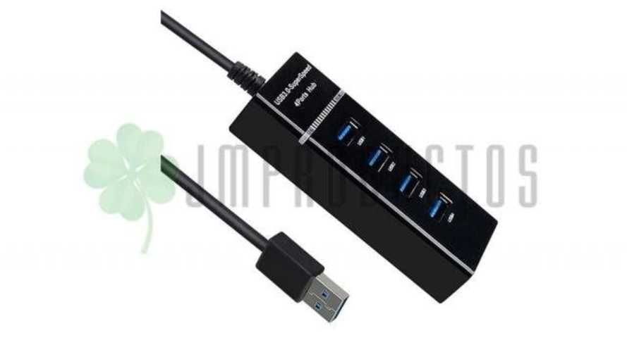 Hub Multi Usb 3.0 Duplicador Adaptador 4 Puertos