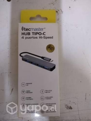 Adaptador hub tipo-C a 4 puertos usb nuevo /sellad