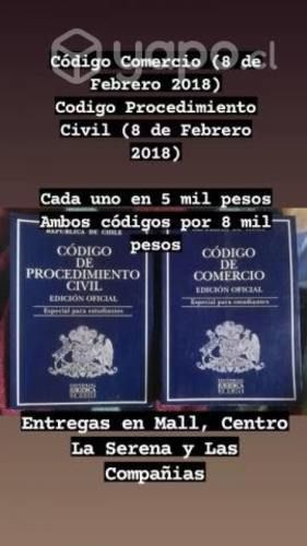 Códigos de Comercio y Procedimiento Civil