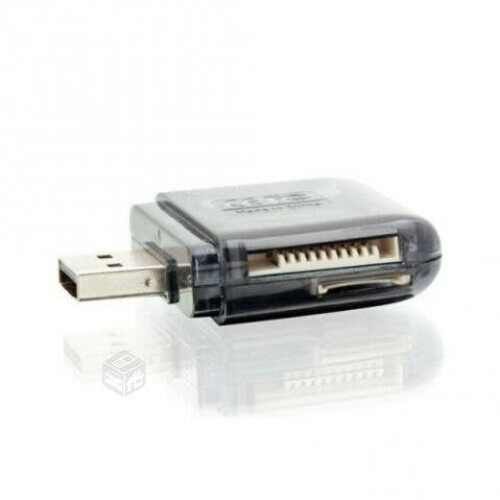 Multilector de Tarjetas 4en1 USB 2.0 Transparente