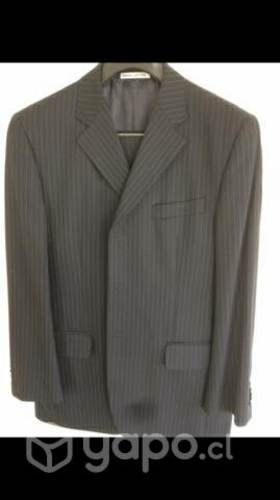 Terno Henry Grethel 100% Lana azul marino talla 48