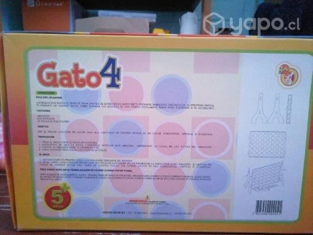 Gato 4 juego de mesa