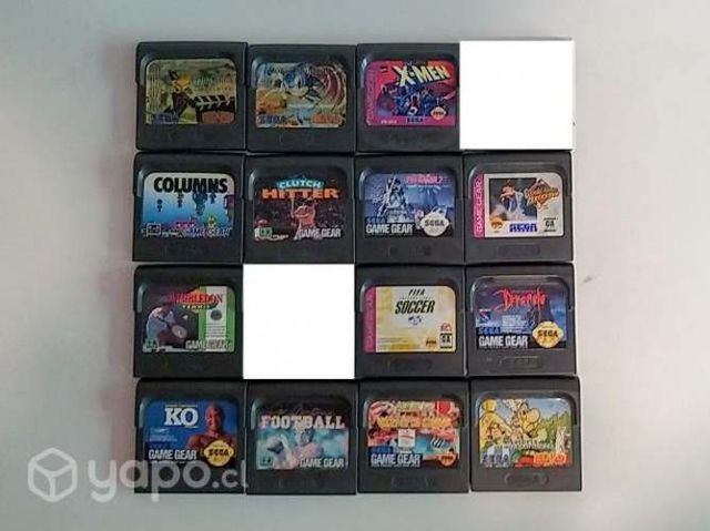 Sega Gamegear 14 juegos originales Consola