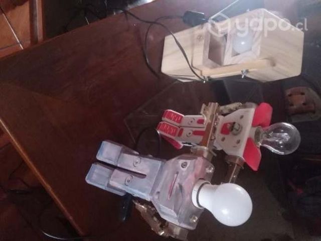 Lindas y creativas lámparas en madera