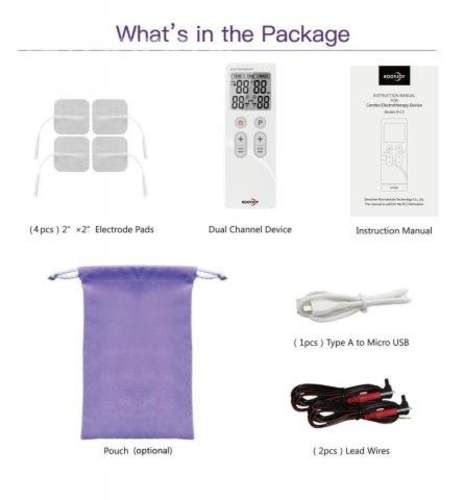 Electroterapia Tens Ems Masaje de pulso Recargable