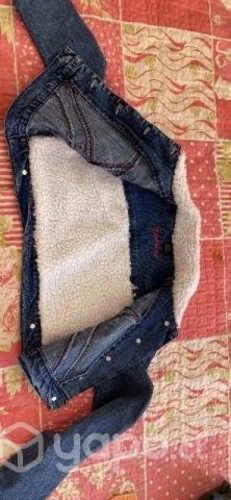 Chaqueta jeans con chiporro