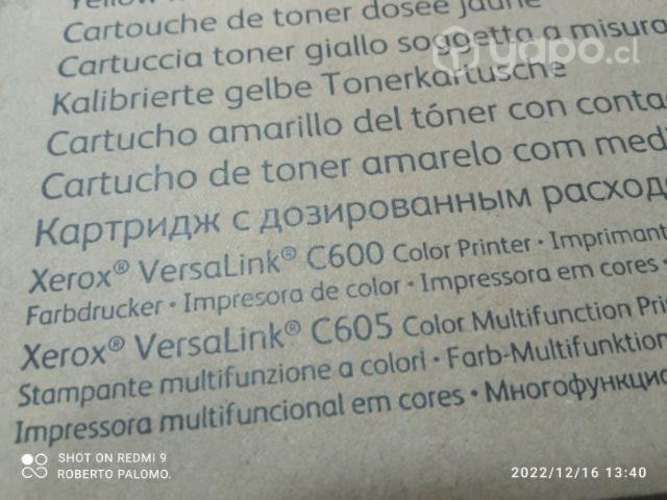 Toner Xerox versalink c600/c605 yellow original de