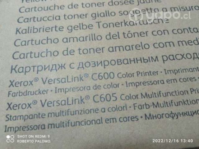 Toner Xerox versalink c600/c605 yellow original de