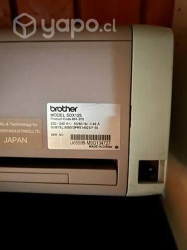 Máquina brother scanncut de corte y escaneo sdx125