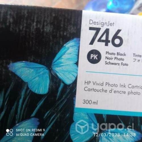 Tintas hp 746 colores originales de 300ml