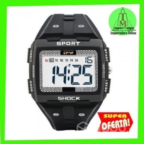 Reloj Hombre Deportivo Digital Multifunción Luz, G
