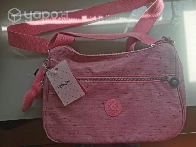 Cartera Kipling original 100% nueva rosada