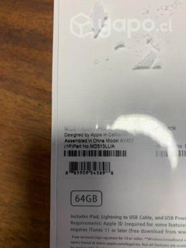 Ipad 4ta Gen. 64 GB. Nuevo. Sellado