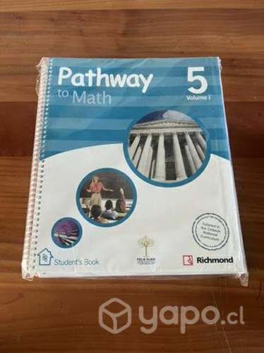 Libros Pathway to Math 5 originales y nuevos