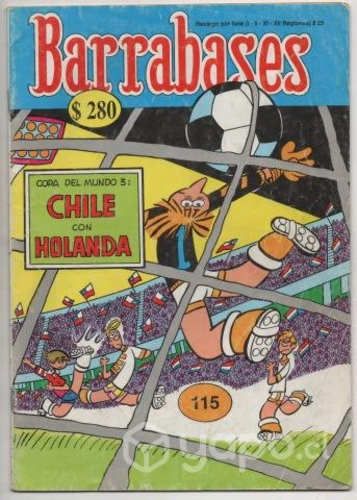 Comic Barrabases número 115 Chile con Holanda