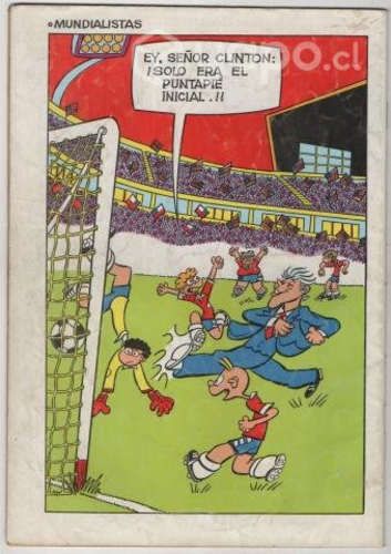 Comic Barrabases número 115 Chile con Holanda