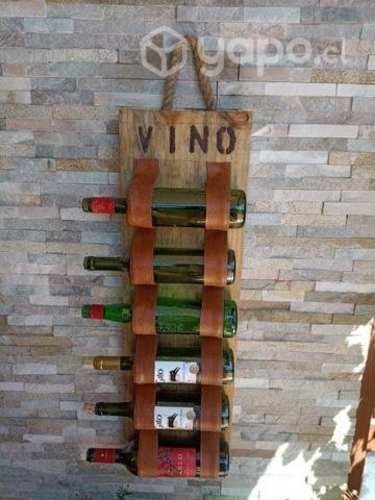 Botelleros de cuero y ecocuero para 3 y 6 botellas