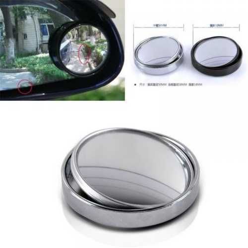 Mini Espejo Convexo 360 Punto Ciego Para Autos