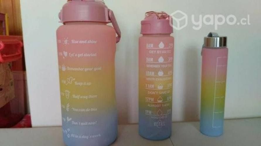 Tripack de botellas motivacionales