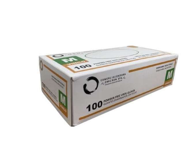 Guantes De Vinilo O MED 100 Unidades