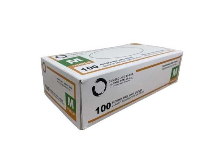 Guantes De Vinilo O MED 100 Unidades