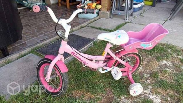 Bicicleta Bianchi aro 12 niñita