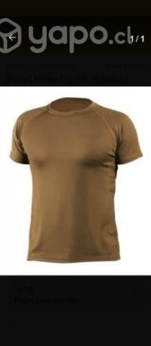 poleras hidrofuga tabaco militar por enca