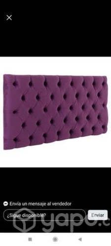 Respaldo Capitone 2 plazas