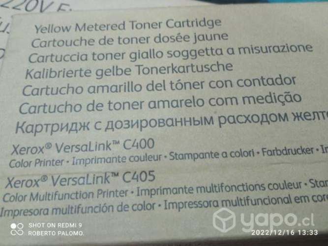 Toner Xerox versalink c400/c405 yellow original de