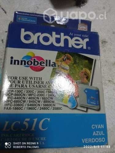 Tinta brother lc51c cyan original