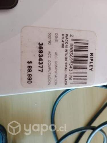 Tableta gráfica wacom intuos S