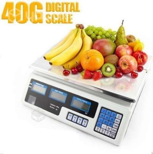 Pesa Romana Digital Balanza Recargable Hasta 40Kg