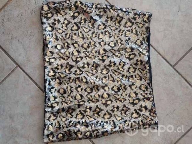 Mini falda animal print