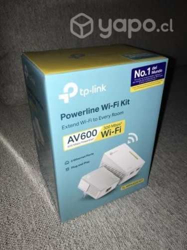Kit Extensor Powerline WiFi AV600 a 300 Mbps.