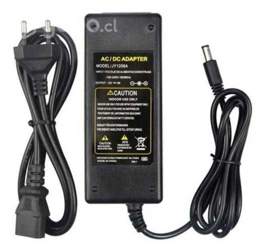 Fuente Poder 12V 8A + Cable Poder