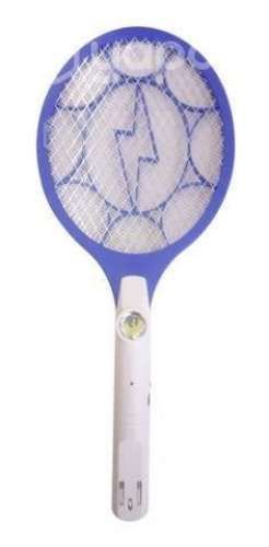 Raqueta Mata Mosca Electrica Recargable + Linterna