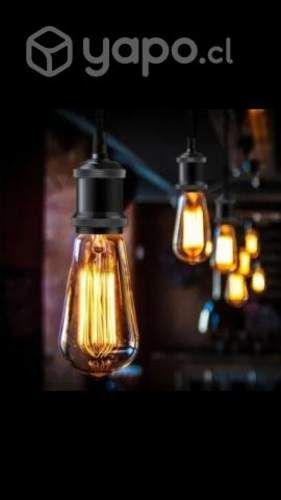 Guirnalda Impermeable + Ampolletas E27 Retro Vinta