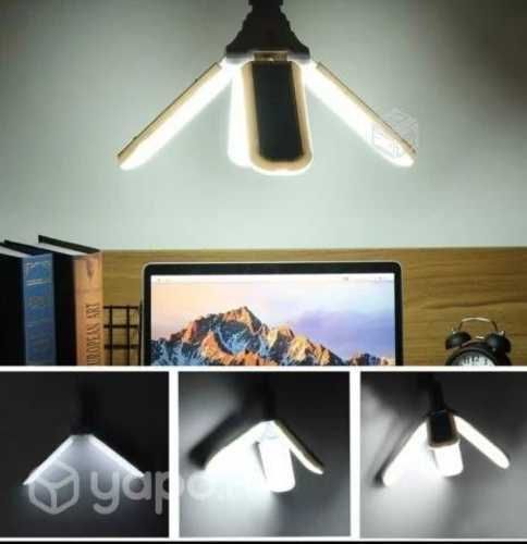 Ampolleta Led Bulb 60w E27 Ajustable 4 Aspas