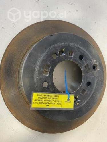 Disco tambor freno trasero izquierdo (HTA098) Hyun