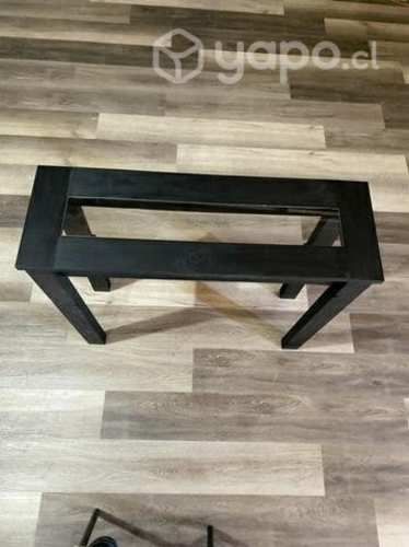 Mesa de arrimo negra