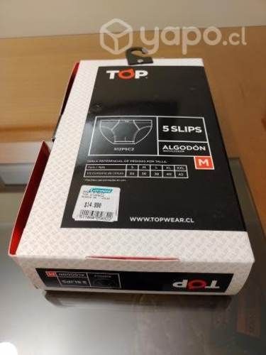 5 slips top algodon
