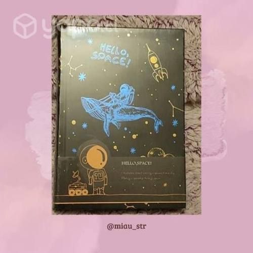 Libreta hojas negras