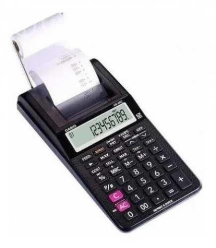Calculadora con rollo casio hr8 nuevas